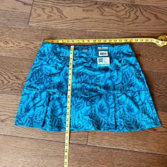 NWT! Reel Legends Women’s Performance Reel-Tec UPF 50+Aqua Blue Skort Size Large - Picture 7 of 12